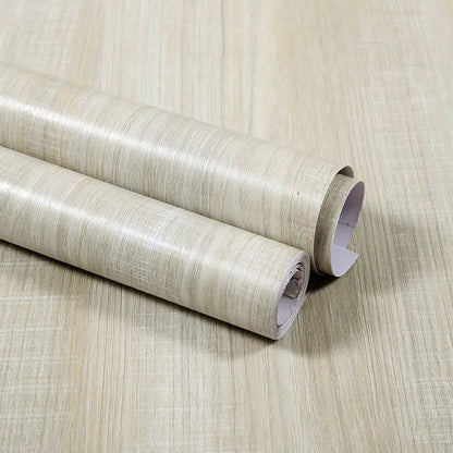 Wood Grain DIY Sticker PVC Self Adhesive Waterproof Wallpapers Renovation Furnitures Wall Stickers Home Decor Sticky Paper Decal